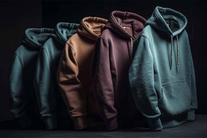 Custom hoodies manufactured and inspected by Seam Apparel